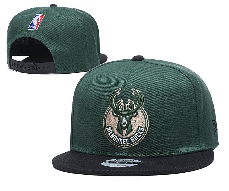 2022 NBA Milwaukee Bucks Hat TX 0706->nba hats->Sports Caps